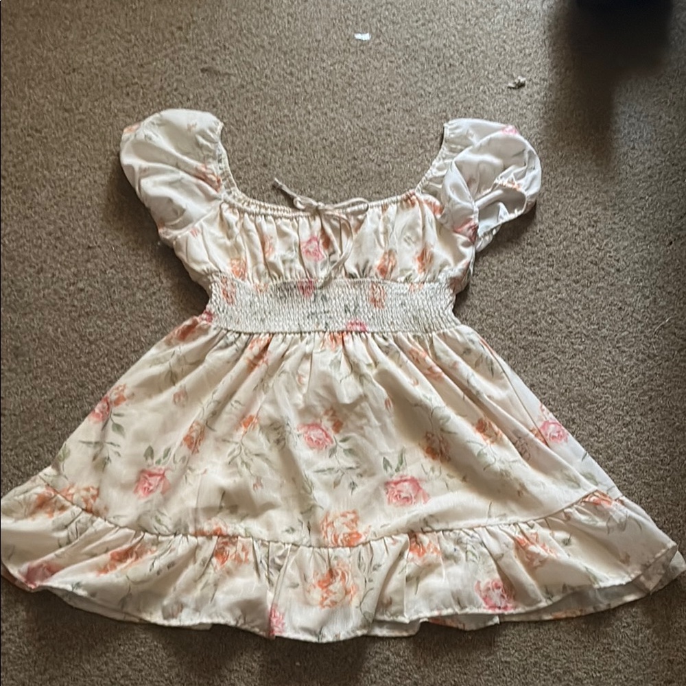 Floral Puff Sleeve Dress